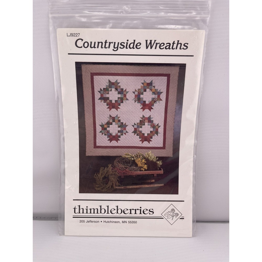 Thimbleberries COUNTRYSIDE WREATHS Quilt Pattern LJ9227 NEW‎